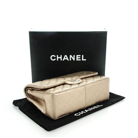 chanel metallic lambskin